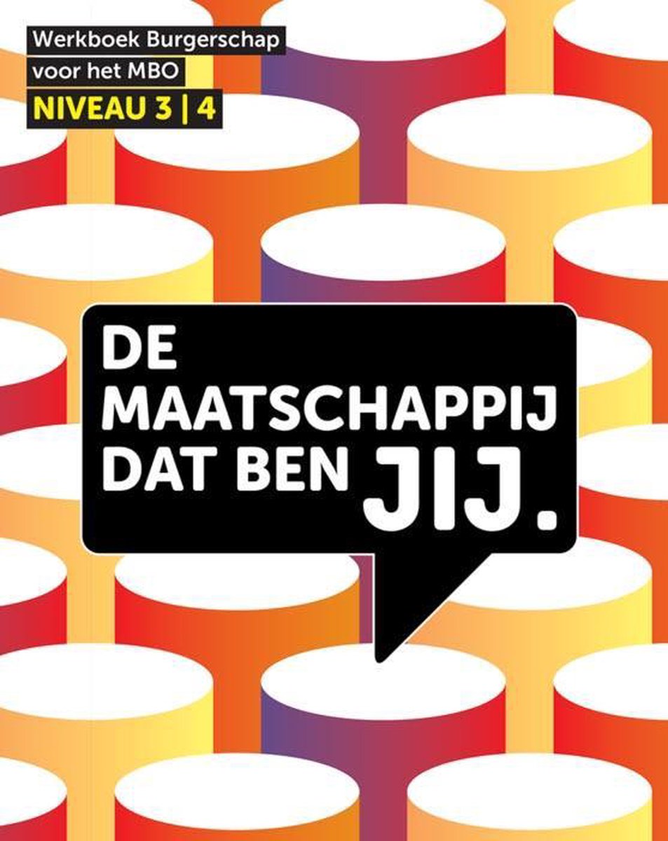 boekenbalie_9789492620149_cover De maatschappij dat ben JIJ / niveau 3-4 / Maatschappij