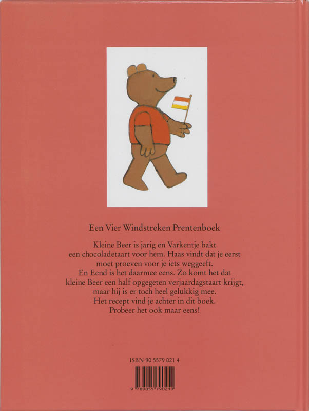 Een taart voor kleine Beer / Een Vier Windstreken prentenboek Een taart voor kleine Beer / Een Vier Windstreken prentenboek achterkant