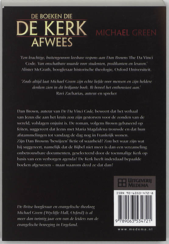 De boeken die de Kerk afwees / Telos achterkant