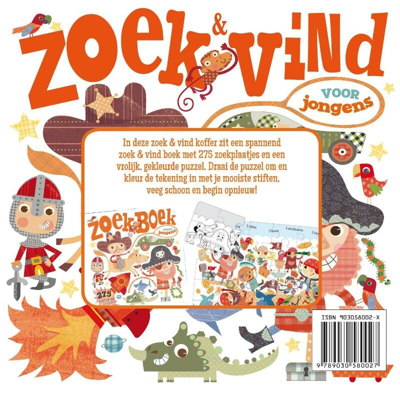 Zoek & vind voor jongens / Zoek & Vind / 4 achterkant