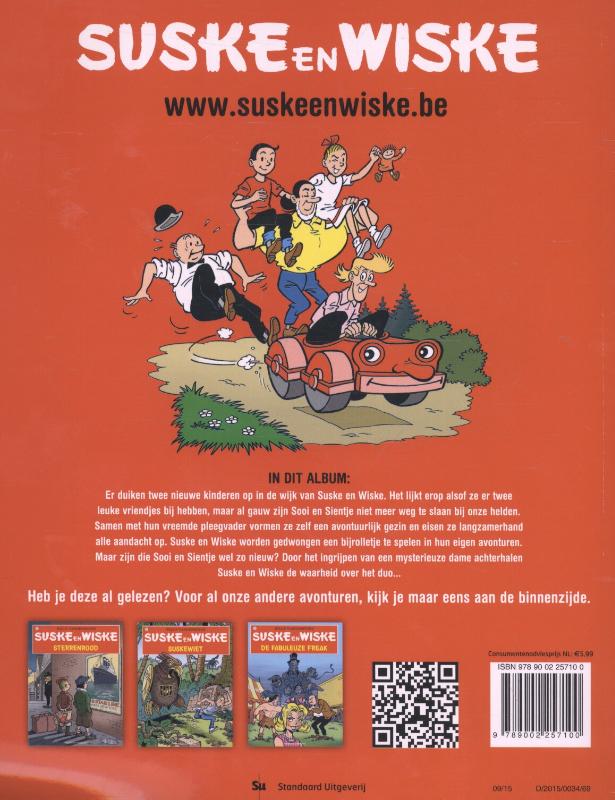 Sool en Sientje / Suske en Wiske / 331 achterkant