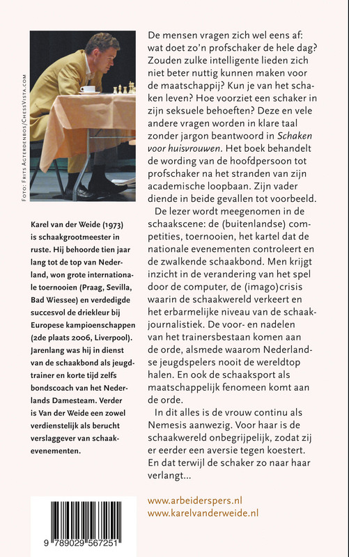 Schaken voor huisvrouwen achterkant