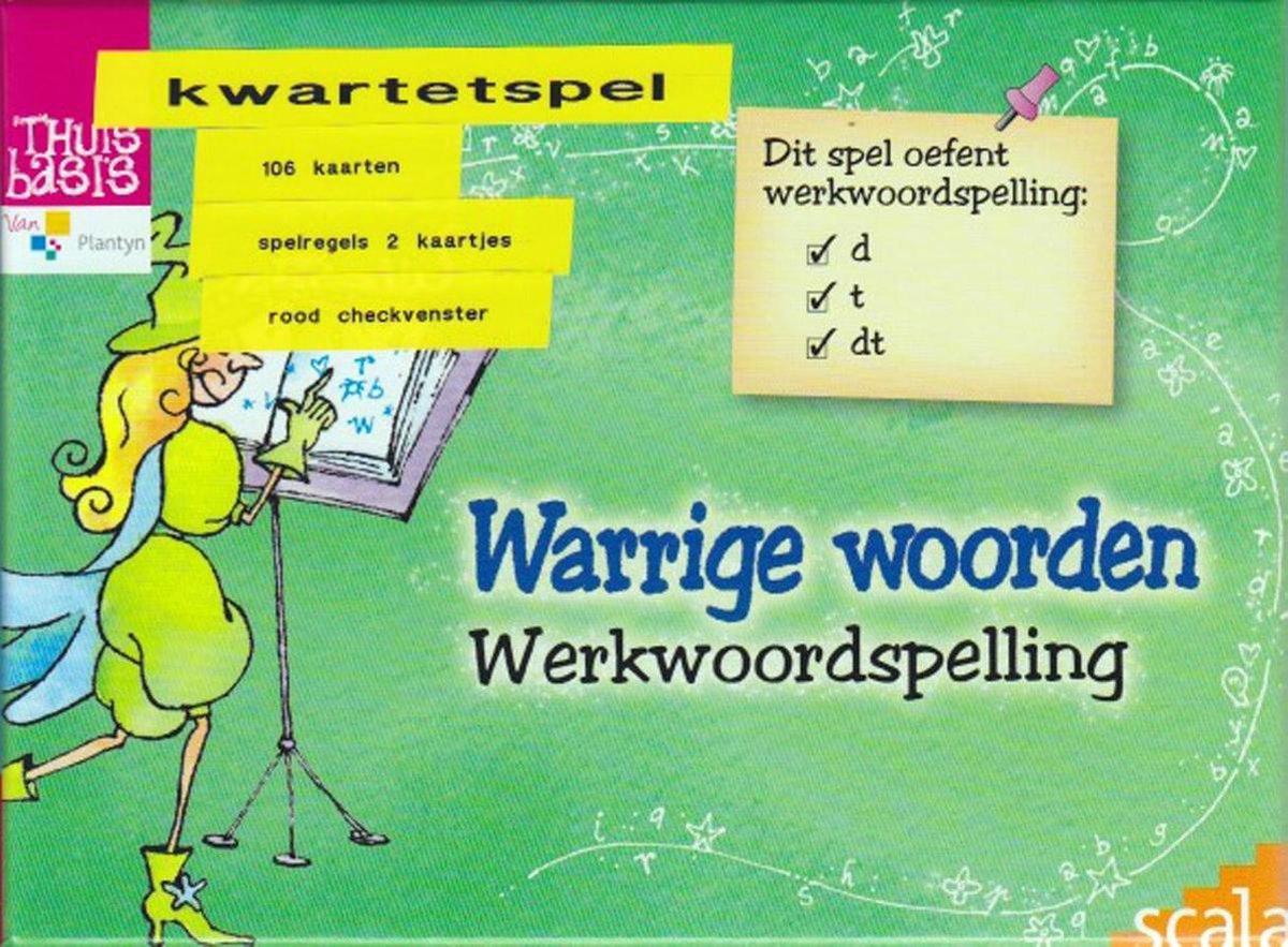 Scala Warrige Woorden - Werkwoordspelling
