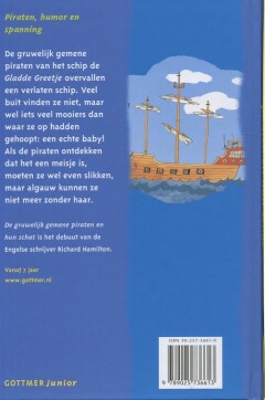 De gruwelijk gemene piraten en hun schat / Gottmer Junior achterkant