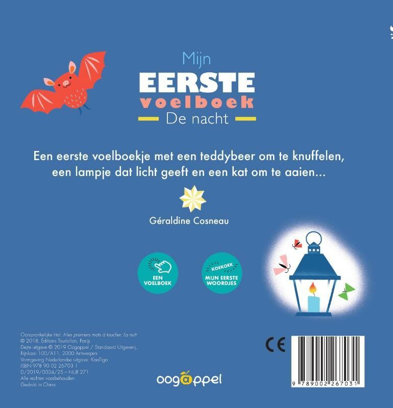 De nacht / Mijn eerste voelboek achterkant