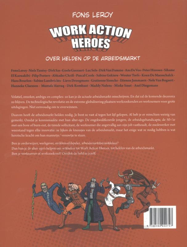 Work Action Heroes achterkant