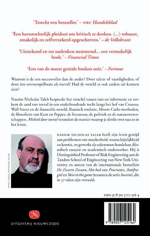 Misleid door toeval / Incerto achterkant