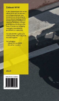 Zakboek WVW 1994 achterkant