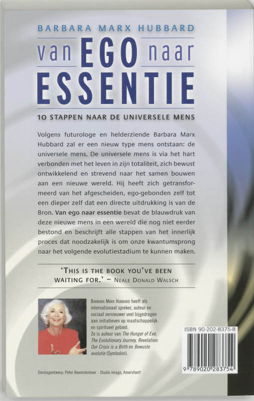 Van ego naar essentie Van ego naar essentie achterkant