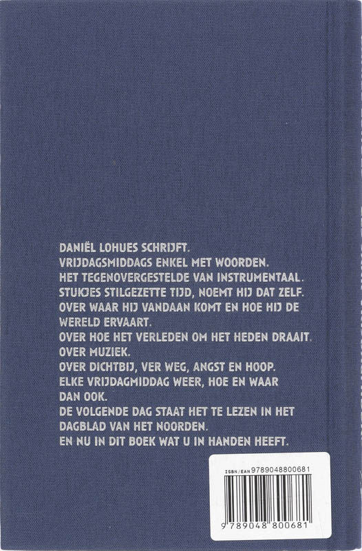 Zes jaar vrijdagmiddag achterkant
