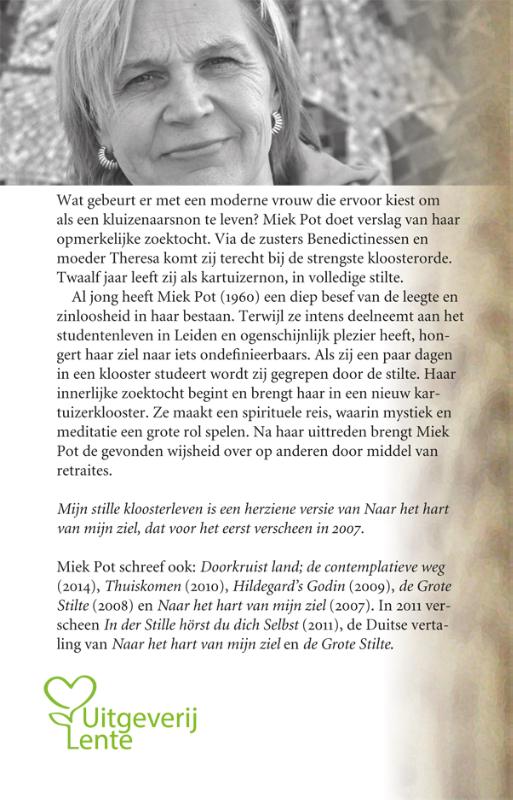 Mijn stille kloosterleven achterkant