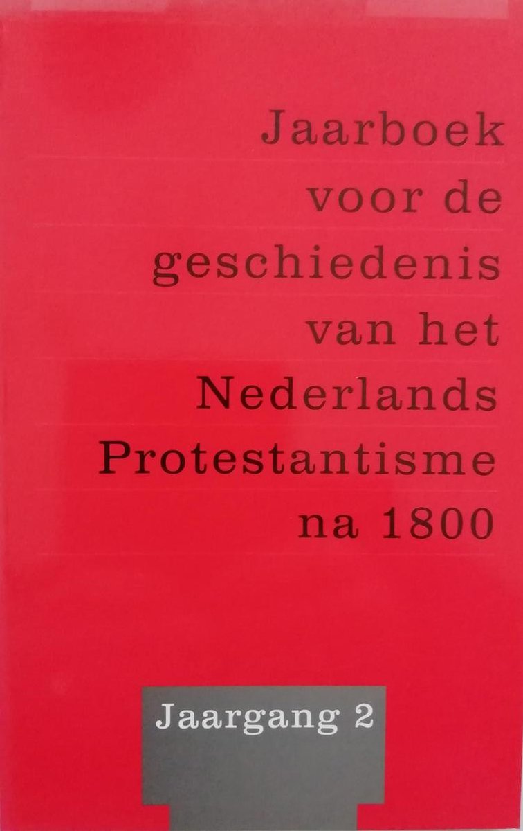 Jaarboek. geschiedenis nederl prote