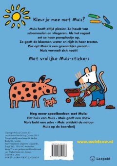 Kleuren met Muis achterkant