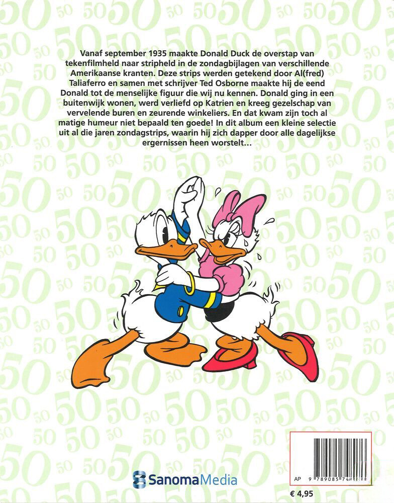 50 malle avonturen van Donald Duck / 50-reeks Disney / 18 achterkant