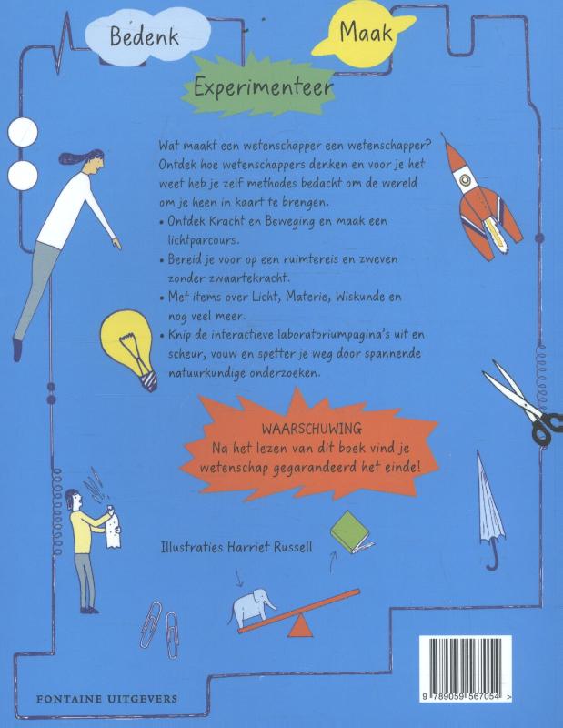 Wetenschapper in de dop achterkant