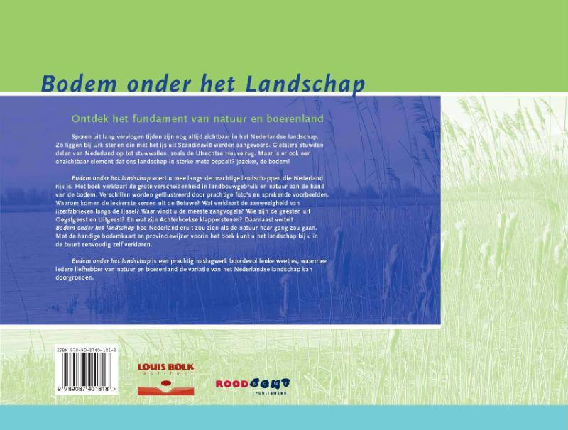 Bodem onder het landschap achterkant