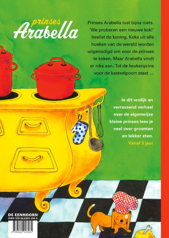 Prinses Arabella en de keukenprins / Prinses Arabella / 0 achterkant
