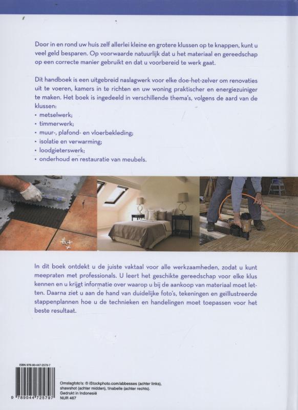 Het complete doe - het - zelf handboek achterkant