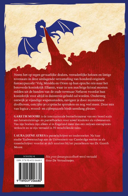 Het grote fantasypuzzelboek achterkant