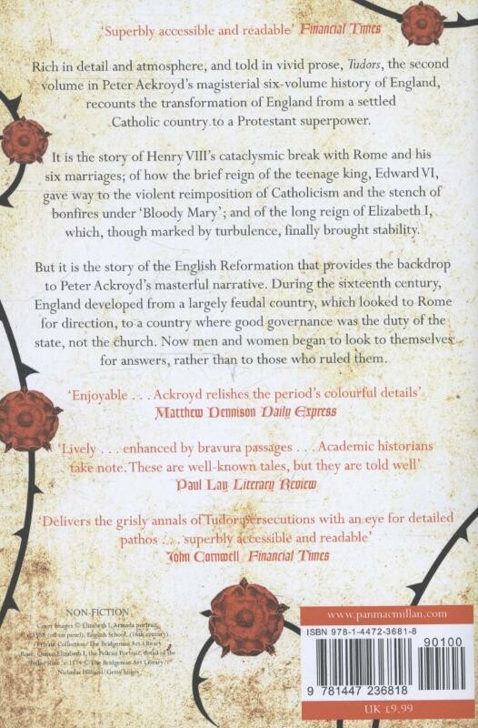 Tudors / The History of England achterkant