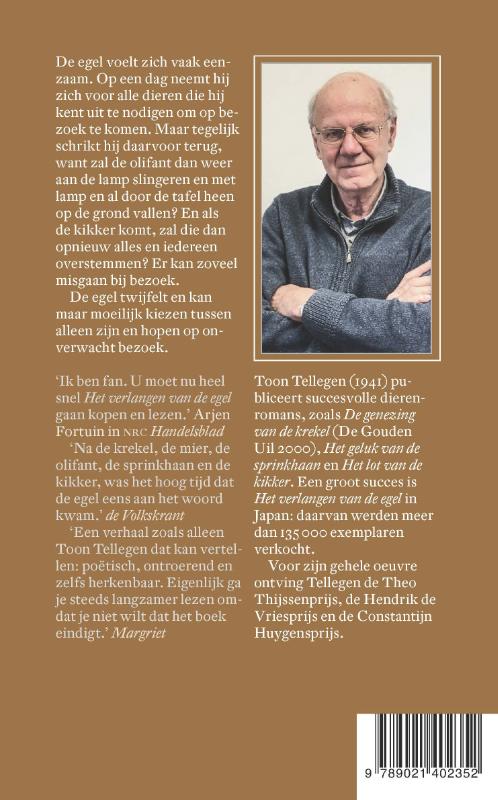 Het verlangen van de egel Het verlangen van de egel achterkant