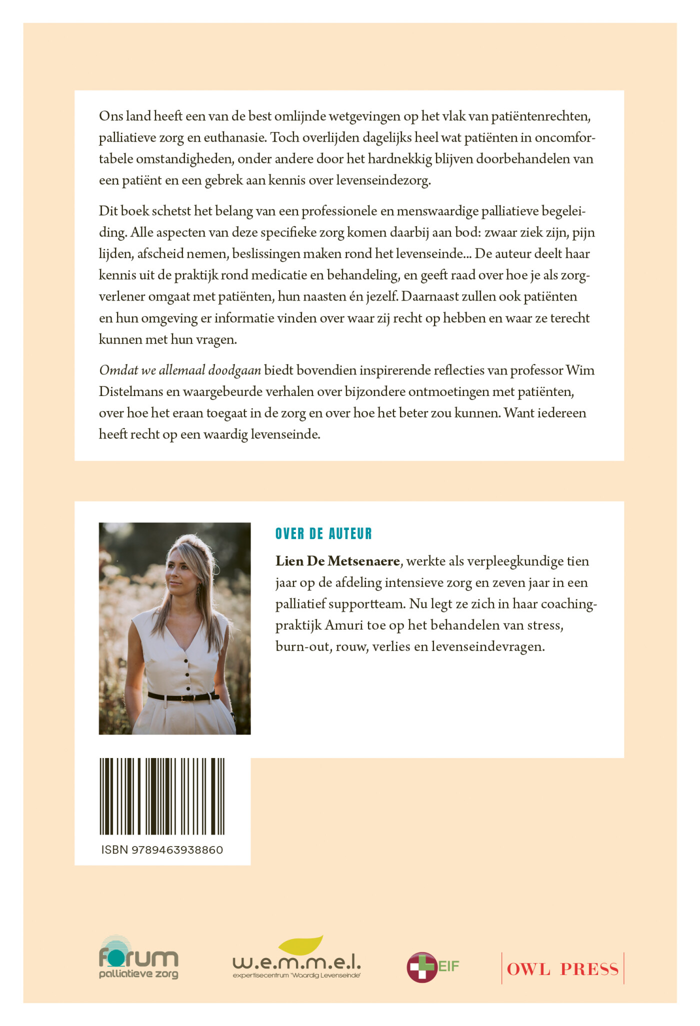 Omdat we allemaal doodgaan achterkant