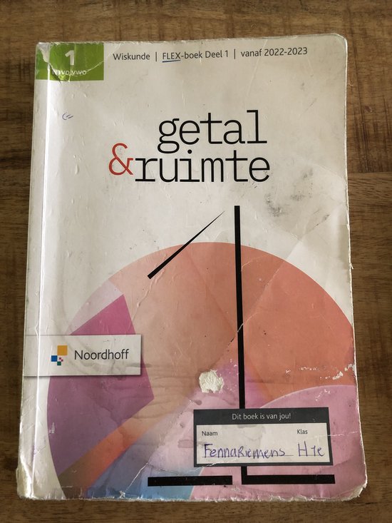 Getal & Ruimte 13e ed havo/vwo 1 FLEX leerboek deel 1