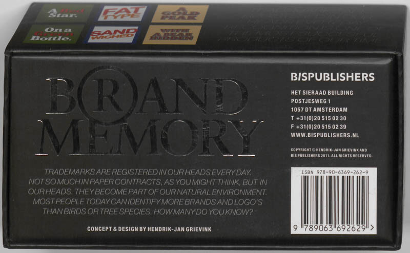 Brand Memory Game achterkant