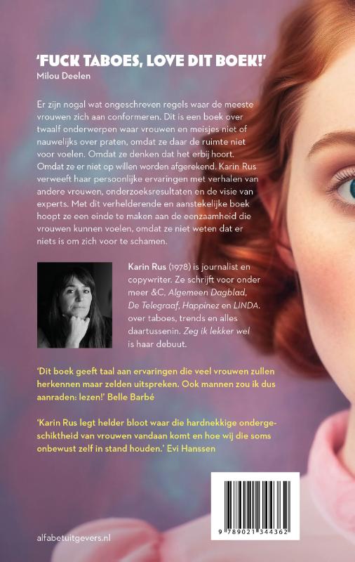 Zeg ik lekker wel achterkant