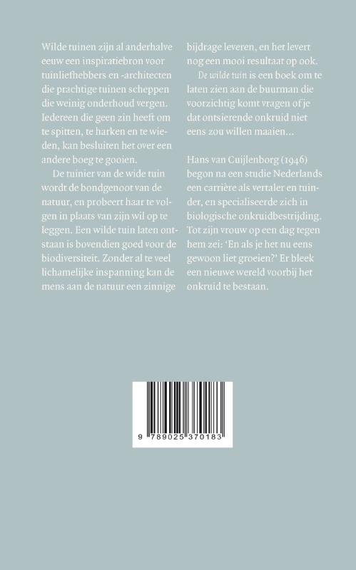 De wilde tuin De wilde tuin achterkant