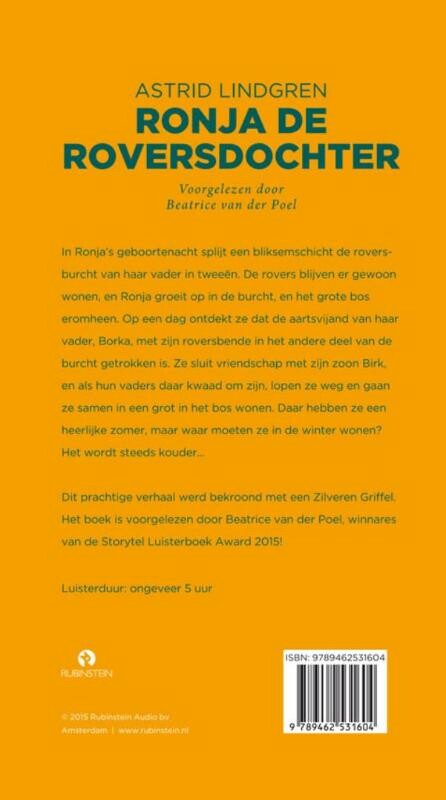 Ronja de roversdochter achterkant