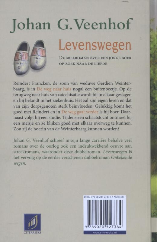 Levenswegen / Citerreeks achterkant