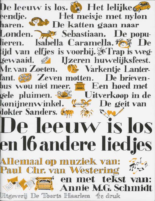 boekenbalie_9789060200599_cover De leeuw is los en 16 andere liedjes