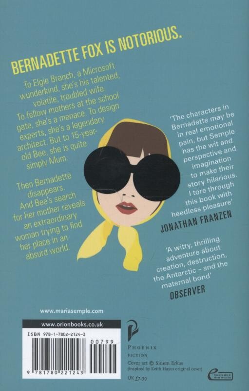 Where'd You Go, Bernadette achterkant