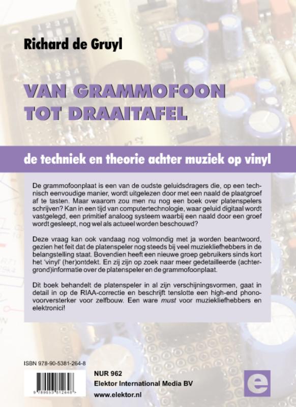 Van Grammofoon tot Draaitafel achterkant