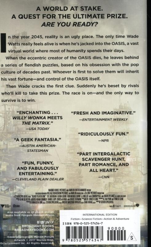 Ready Player One achterkant