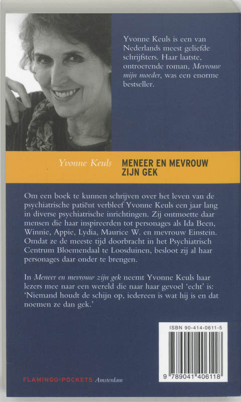 Meneer en mevrouw zijn gek / Flamingo pocket achterkant