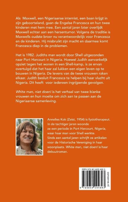 White man, niet doen! achterkant