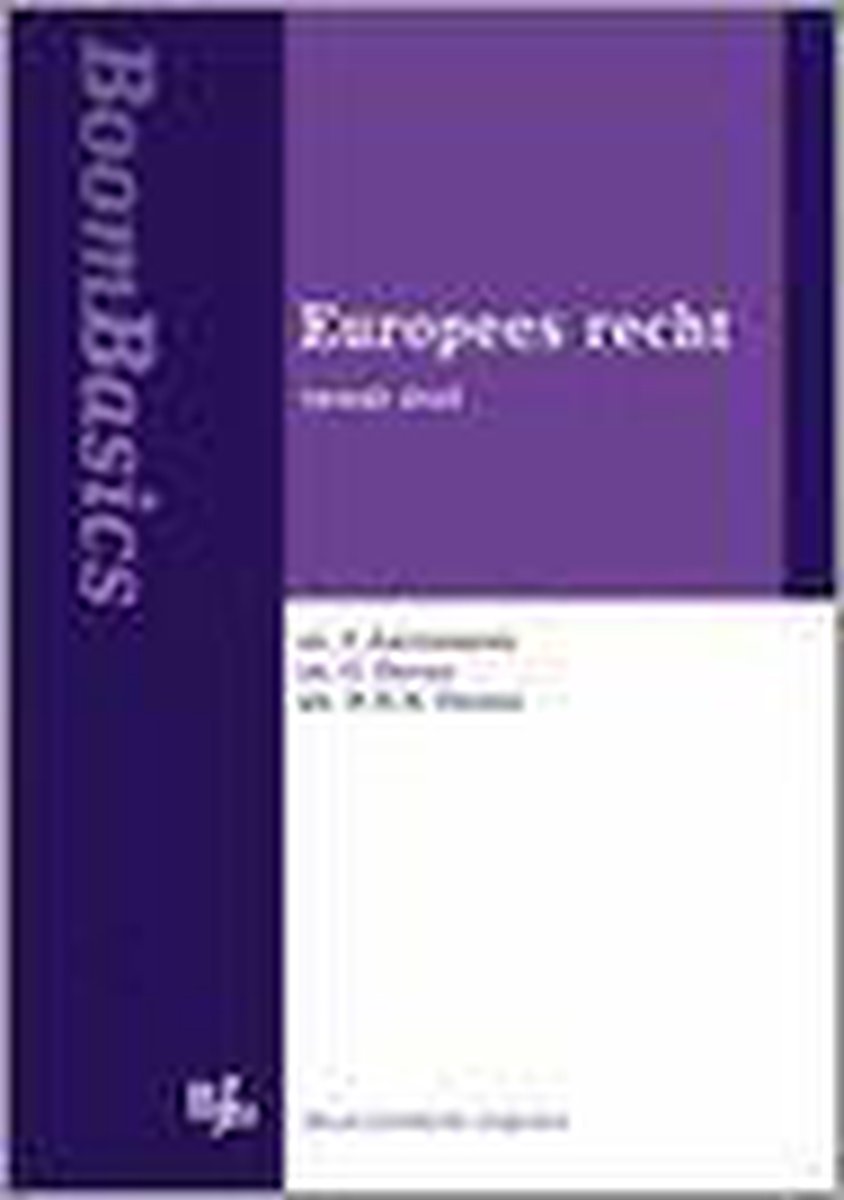 Boom Basics Europees recht / Boom Basics