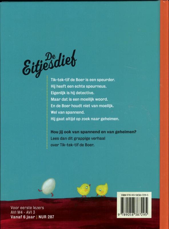 De eitjesdief achterkant