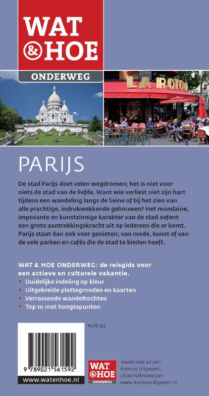 Parijs / Wat & Hoe onderweg achterkant