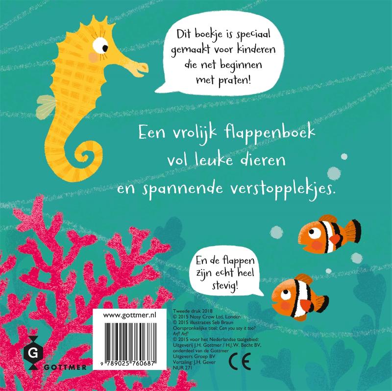 Arf! Arf! / Hoe doet dit dier? achterkant