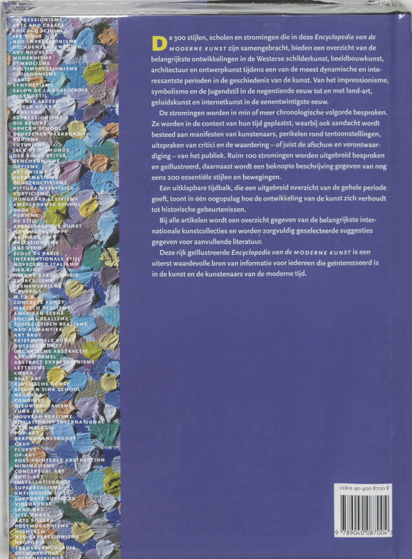 Encyclopedie van de moderne kunst - geb. Encyclopedie van de moderne kunst - geb. achterkant