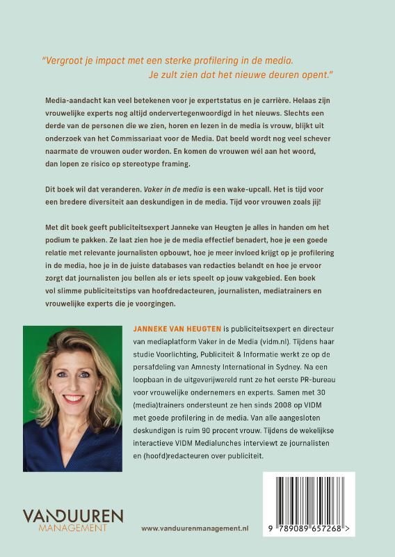 Vaker in de media achterkant