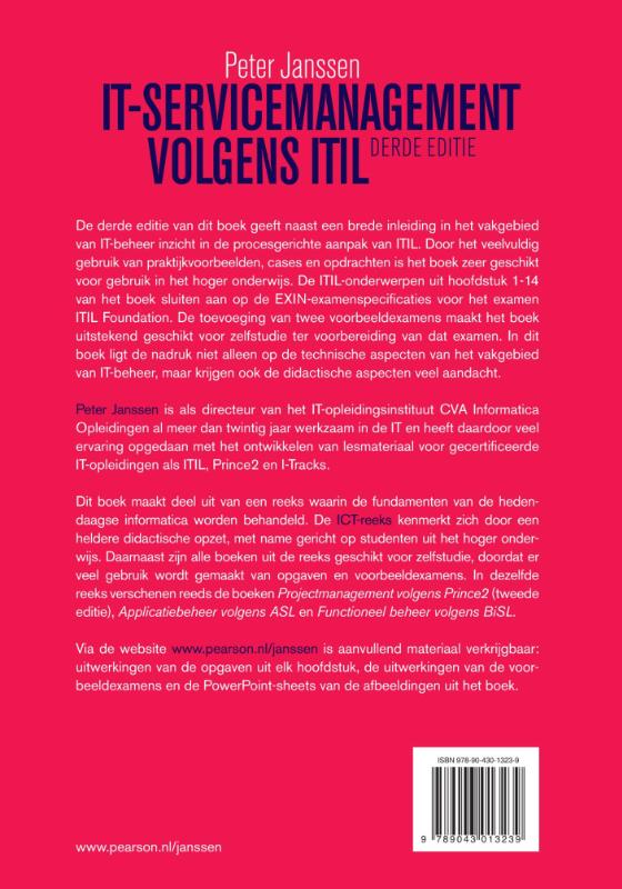 IT-servicemanagement volgens ITIL / ICT-reeks achterkant