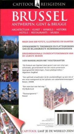 Brussel, Antwerpen, Gent en Brugge / Capitool reisgidsen achterkant