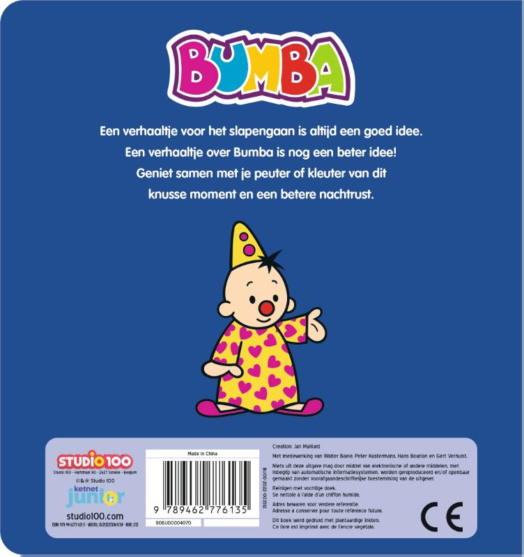 Bumba boek - omnibus - Slaapverhaaltjes achterkant