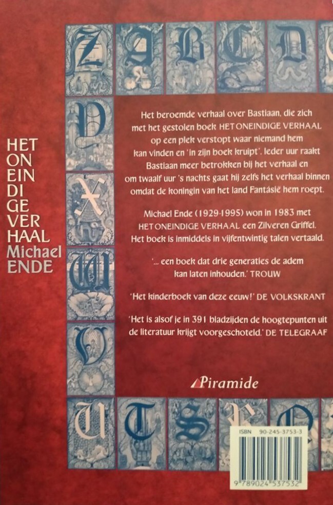 Het oneindige verhaal / Gouden Klassieker Het oneindige verhaal / Gouden Klassieker achterkant