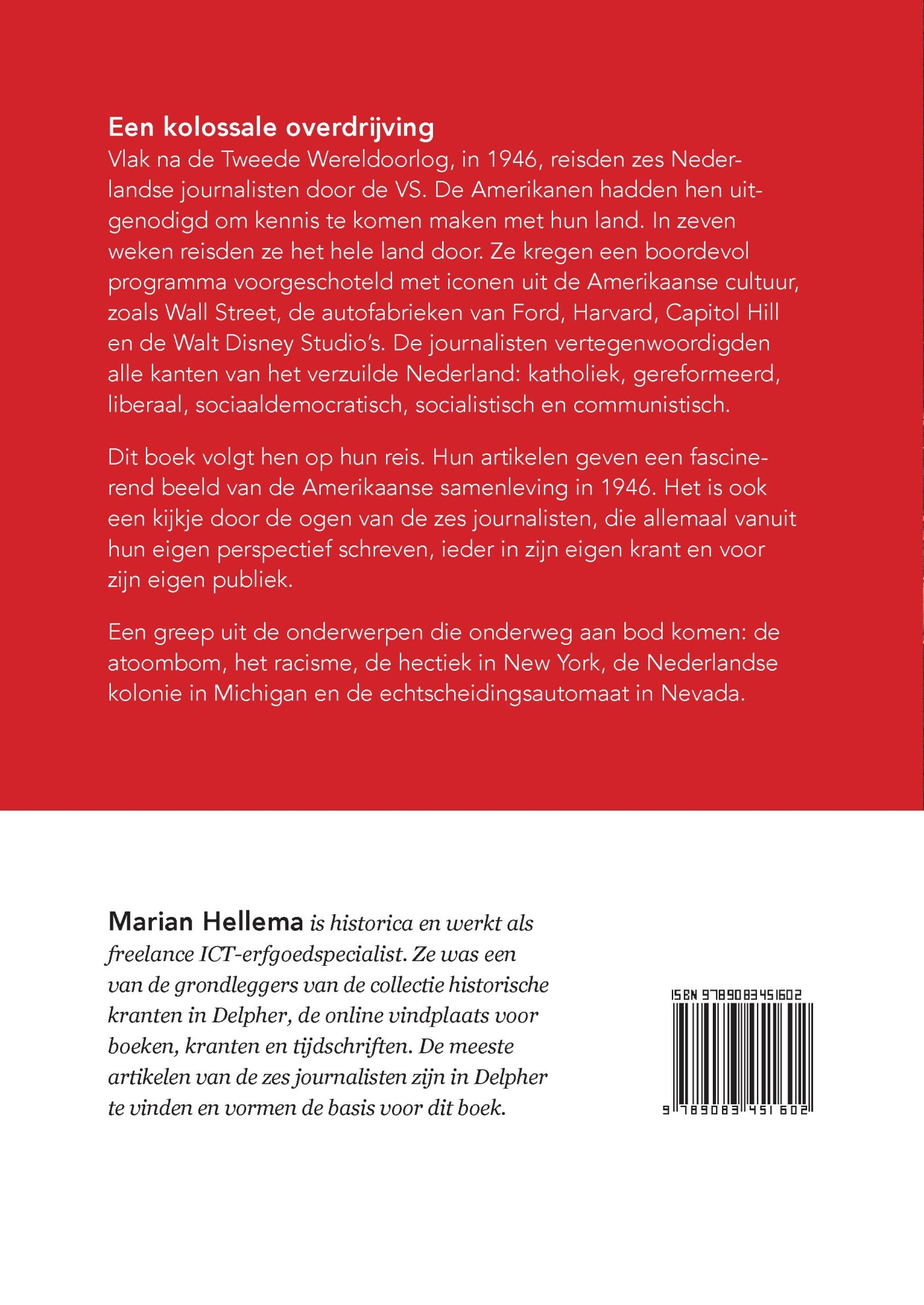 Een kolossale overdrijving achterkant