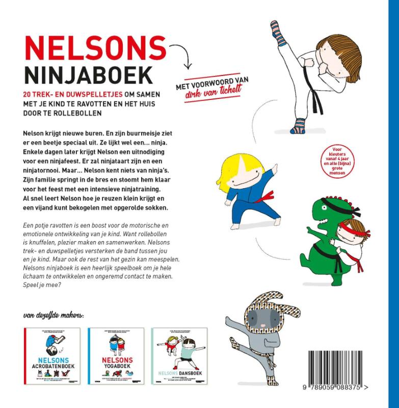 Nelson - Nelsons Ninjaboek achterkant